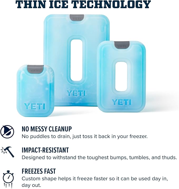 YETI ICE Sheet Refreezable Reusable Cooler Ice Pack
