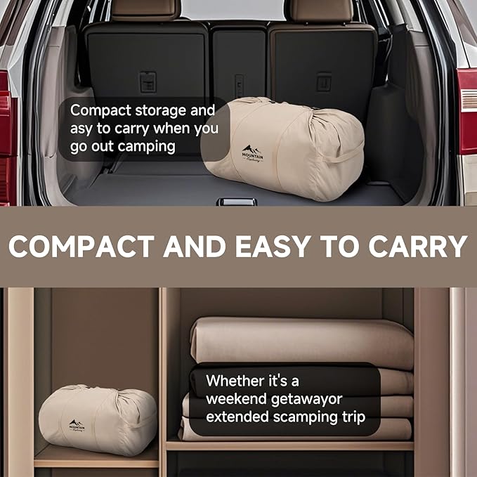 Tents for Camping, Blow Up Air Camping Tent with Pump for Adults, Easy Setup 4 Seasons Waterproof Outdoor