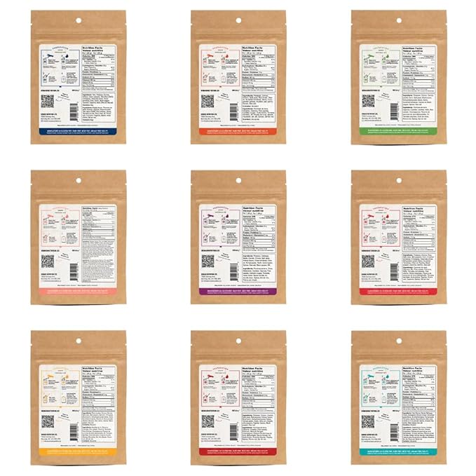 Nomad Nutrition Sampler Pack | 9 Freeze-Dried Meals: Hungarian Goulash, Shepherd’s Pie, Kathmandu Curry, Lentil Stew & More | Plant-Based, Non-GMO, High Protein | Add Boiling Water | 56g (Pack of 9)