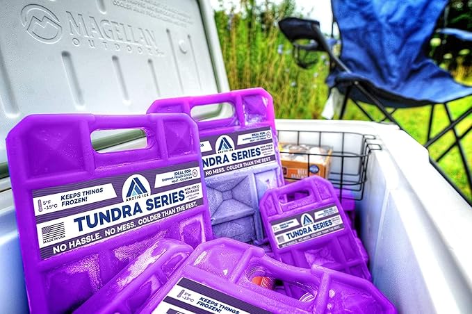 Arctic Ice Tundra Series Long Lasting Reusable Ice Pack - 5° Fahrenheit Cooling Point - Designed to Maintain Freezer-Like Temperatures in Coolers