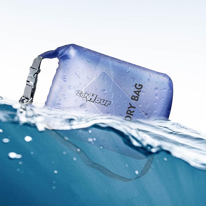 Waterproof Dry Bag - Roll Top Transparent Storage Bag,2L/5L/10L/20L,Suitable for Traveling, Swimming, Kayaking, Camping, Fishing, Rainy Day Trips