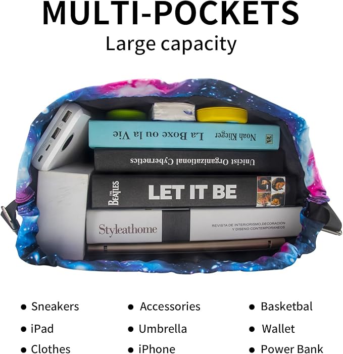 Peicees Waterproof Drawstring Sport Bag Lightweight Sackpack Backpack for Men and Women