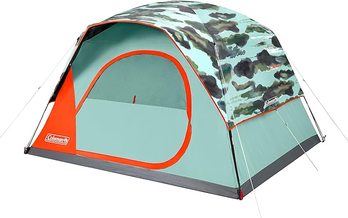Coleman Skydome Tent with 5 Minute Setup, 2/4/6/8-Person Weatherproof Tent with Rainfly & Carry Bag, 20% More Headroom Than Traditional Canopies