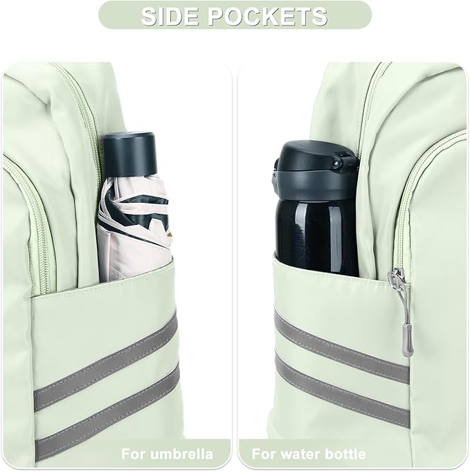 coofay Small Gym Backpack For Women Waterproof With Shoe Compartment Lightweight Travel Workout Sports Backpack Small Gym Bag