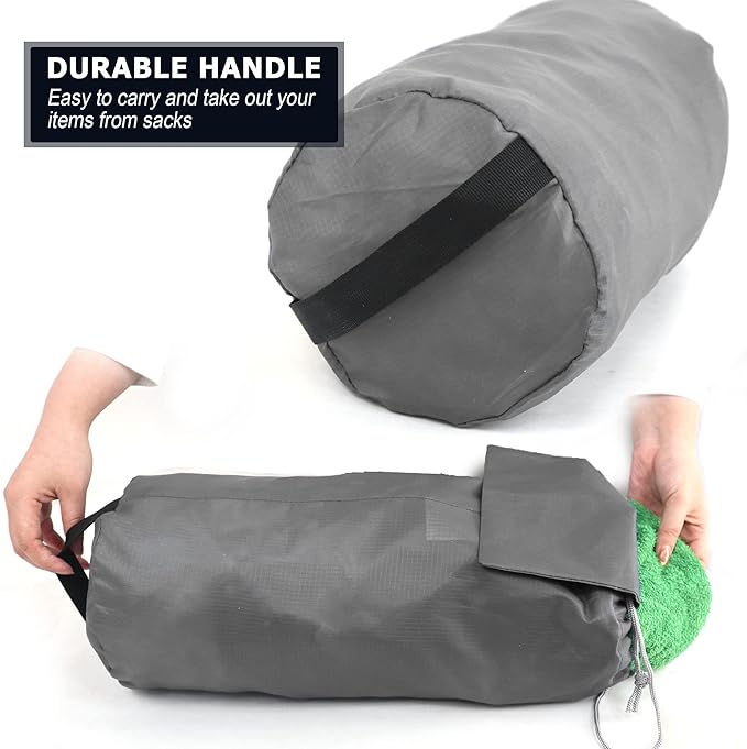 BeeGreen Stuff Sack for Backpacking Drawstring Storage Bag with Dust Flap