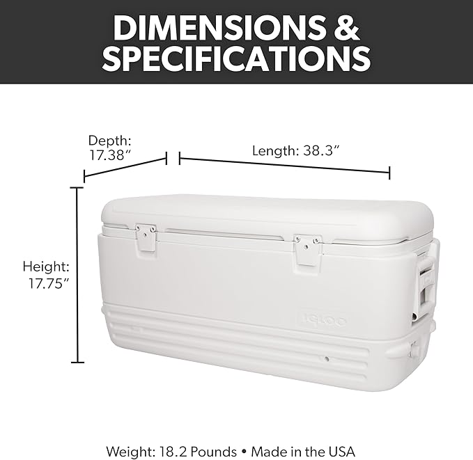 Igloo Coolers, Insulated Portable Hard Shell Ice Chest Cooler