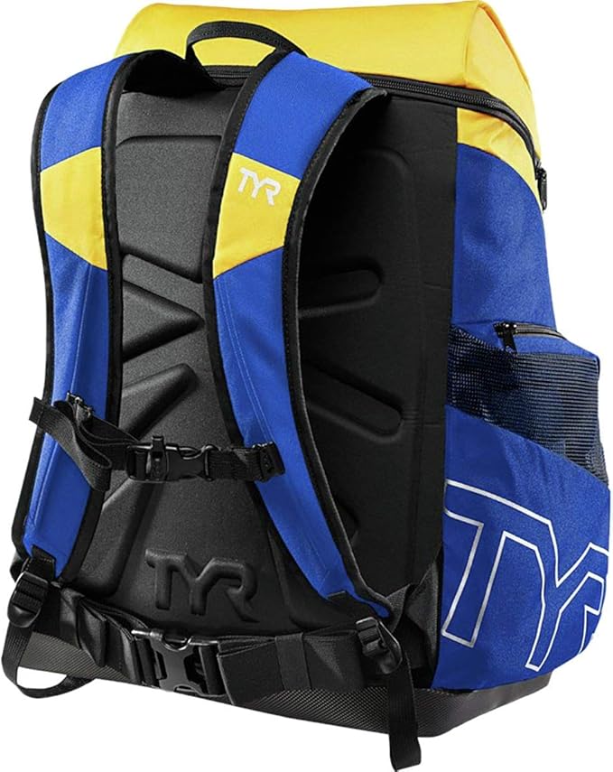 TYR Alliance Backpack, Royal/Gold, 45 Liter