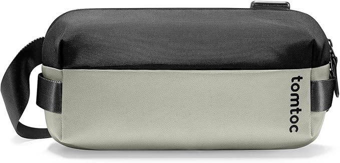 tomtoc Compact EDC Sling Bag, Chest Shoulder Crossbody Sling Daypack for Men Women, Water-resistant Lightweight Everyday Carry Casual Pack for Nintendo Switch 2, Tactical, Travel, Work, Gym, Sport