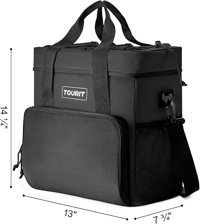 TOURIT Cooler Bag 24/35/46-Can Insulated Soft Cooler Portable Cooler Bag 14.6/24/32L Large Lunch Cooler for Picnic, Beach, Work, Trip