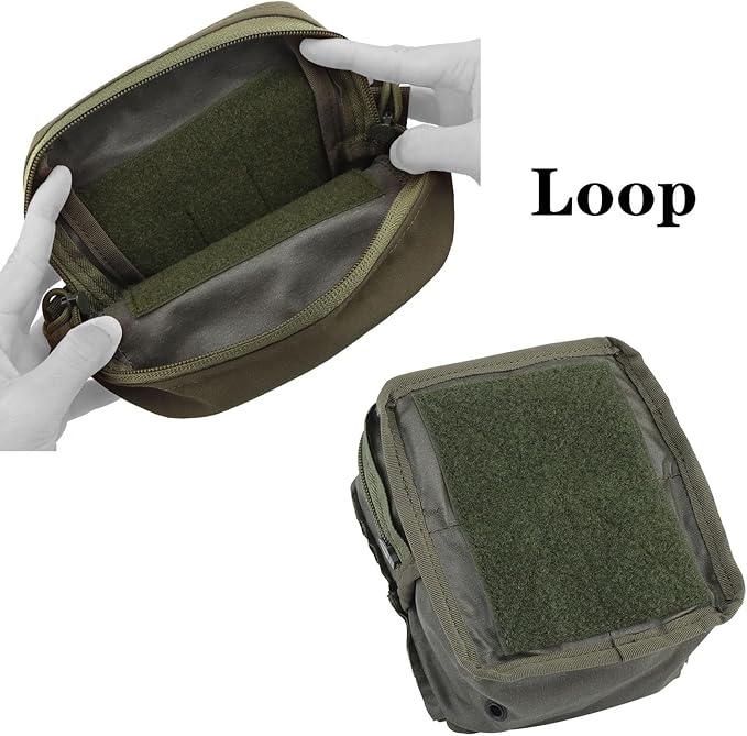 Tactical Molle Pouch Compact EDC Utility Gadget Pouch Waist Bags Sundries Storage Admin Organize Gear Gadget for Military Backpack Vest