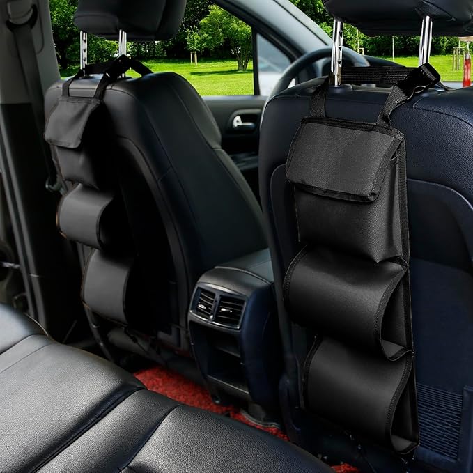 MYDAYS Seat Back Gun Rack, Gun Sling Bag, Camo Front Seat Gun Organizer Holder for Hunting Rifles/Shotguns