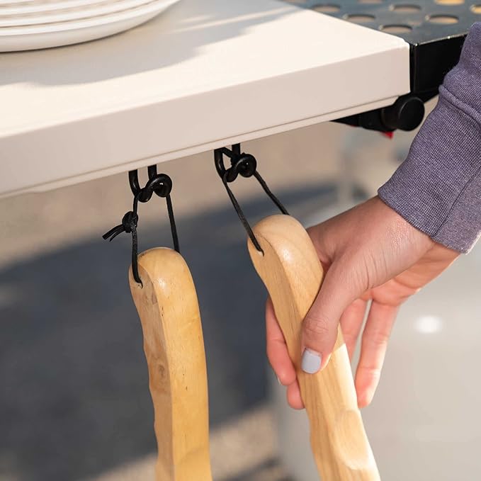 Lifetime Folding Tailgate Table with Grill Rack, Portable Outdoor Camping Station, 5-Foot