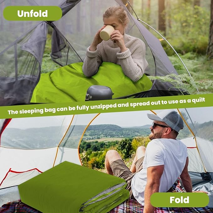 WILDROOTS Outdoor Camping Sleeping Bags for Hiking, Hunting, Travel