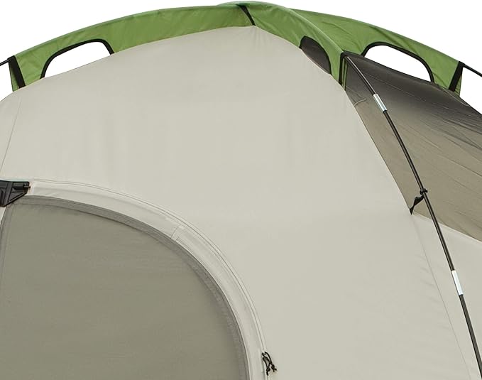 Coleman Montana 8-Person Camping Tent with Rainfly, Weatherproof Family Tent Sets Up in 15 Mins, Fits Multiple Airbeds