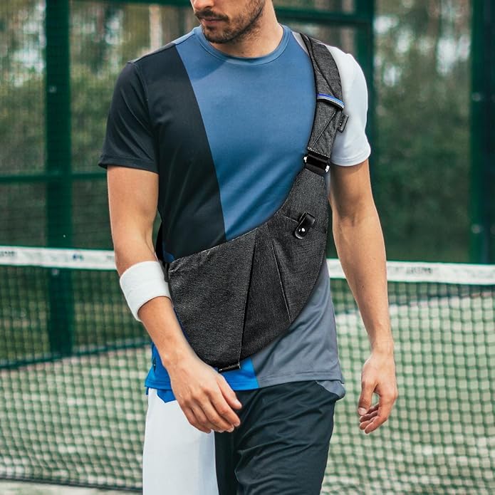 Sling Crossbody Bags Trendy Travel Anti Theft Safe Purse Bags for Women Men Waterproof