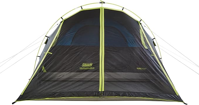 Coleman Carlsbad Dark Room Tent with Screened Porch, 4/6 Person Tent Blocks 90% of Sunlight to Keep Inside Cool, Weatherproof Shelter with Easy Setup, Made of PFAS-Free Materials