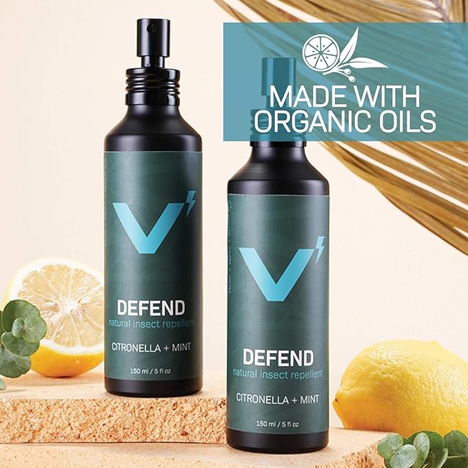 Volt Insect Defender – DEET-Free Plant-Based Outdoor Spray, Aluminum Bottle, Family-Friendly, Natural Essential Oils, 2.7 Oz (80ml)
