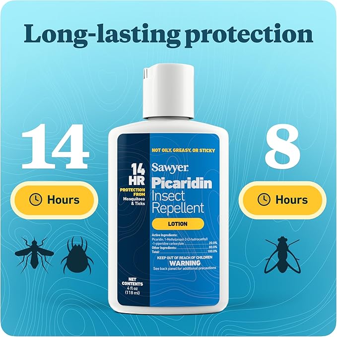 Sawyer Products SP564 Premium Insect Repellent with 20% Picaridin, Lotion, 4-Ounce