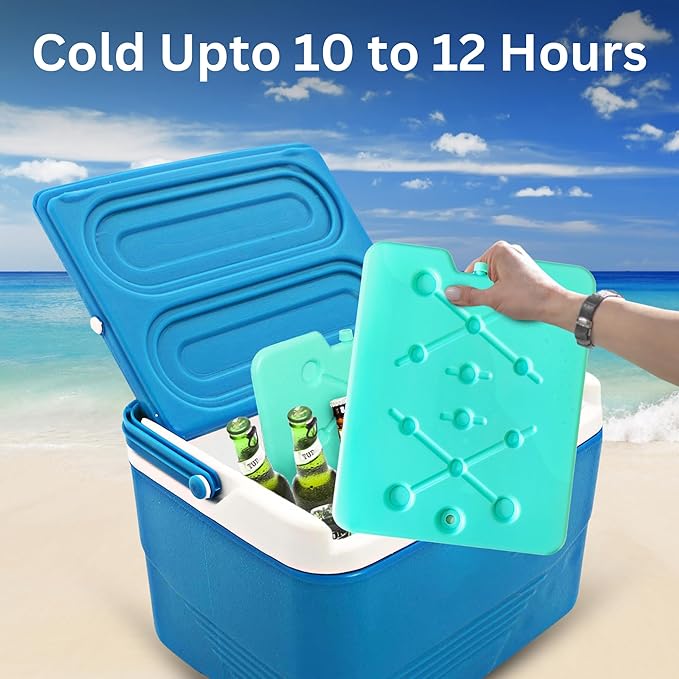 GURIN Reusable Ice Packs for Lunch Box/Coolers, Bag, or Backpack Coolers - Cold Up to 8-12 Hours Long Lasting for Camping Picnic, Outdoor Activities, Food Delivery