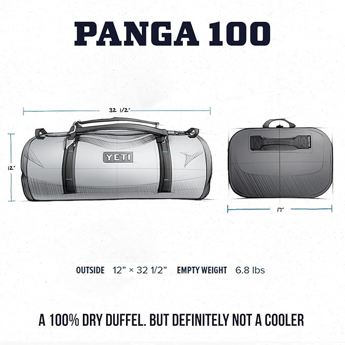 YETI Panga Series Airtight, Waterproof, Submersible, Dry Duffel Bags