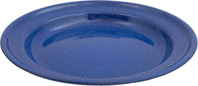 4-Person Enamelware Dining Set for Camping and Backpacking - Camping Gear Essentials for Camping and Backpacking by Caddis Sports