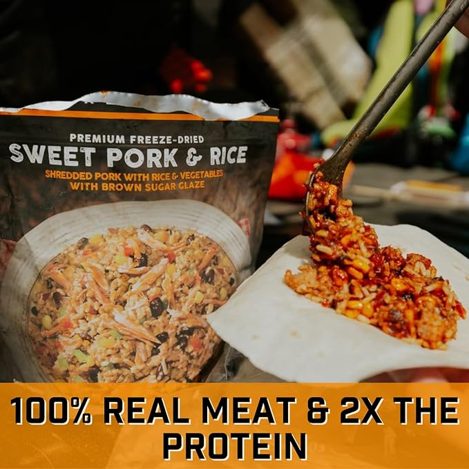 Peak Refuel Ultimate Variety 24-Pack | 100% Real Meat | Premium Freeze-Dried Meals for Backpacking, Camping & Survival | 24 Servings | MRE Emergency Food