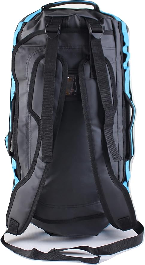 Element Equipment Trailhead Duffel Bag Shoulder Straps Waterproof Black/Blue Large