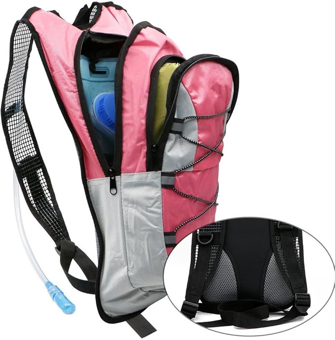 Monvecle Hydration Pack Water Rucksack Backpack Bladder Bag Cycling Bicycle Bike/Hiking Climbing Pouch + 2L Hydration Bladder