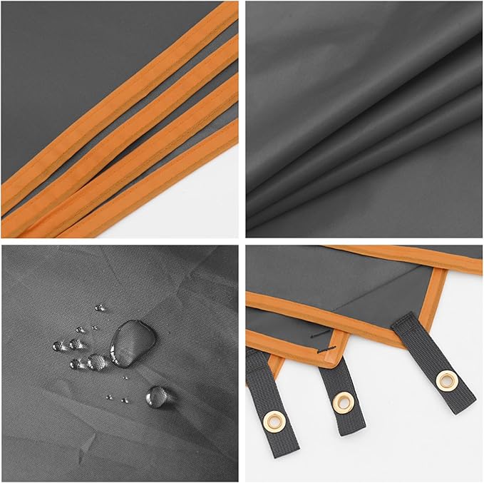 Wind Tour Portable Multifunctional Outdoor Camping Tarp Groundsheet Footprint Lightweight Floor and Ground Tarps for Camping Hiking with Carry Bag (41.3" x 83")