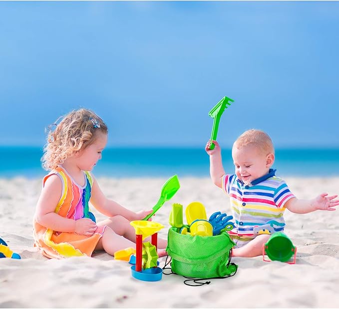 Mesh Drawstring Backpack Bag Multifunction Mesh Bag for Swimming, Gym, Clothes (Fruit Green)