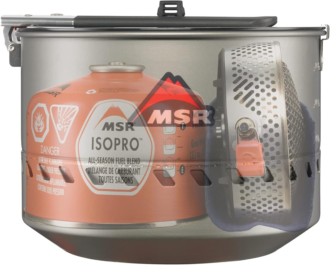MSR Reactor Windproof Camping and Backpacking Stove System