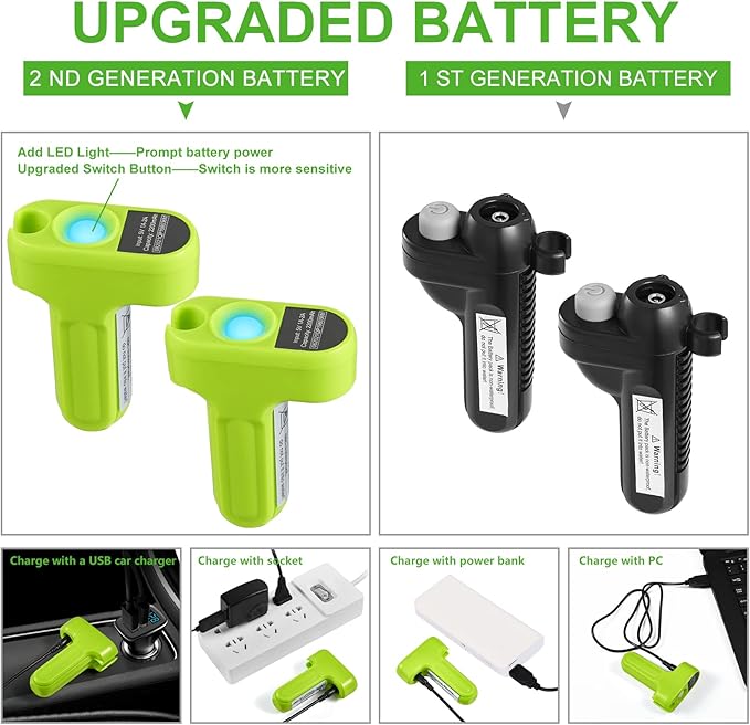KEDSUM Portable Shower, Portable Camp Shower Pump with Rechargeable Battery, Portable Shower for Camping, Portable Outdoor Shower Head for Camping, Hiking, Traveling(+ Handheld Sprayer)