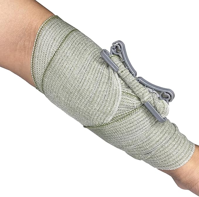 6" Israeli Style Emergency Bandage, Compression Trauma Wound Dressing, Medical Sterile Vacuum Sealed, Combat Tactical First Aid Kit IFAK Supplies, FSA HSA Eligible, 2 Count
