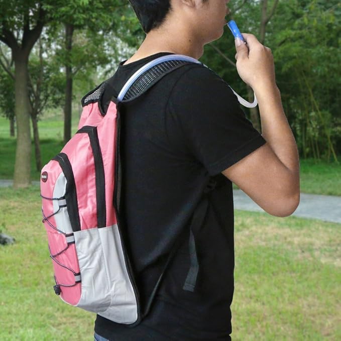 Monvecle Hydration Pack Water Rucksack Backpack Bladder Bag Cycling Bicycle Bike/Hiking Climbing Pouch + 2L Hydration Bladder