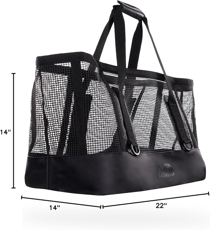 MISSION Boat Gear CASSI Heavy-Duty Outdoor Tote and Waterproof Marine-Grade Mesh Boat Bags