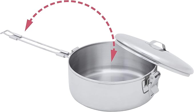 MSR Alpine Stainless Steel Stowaway Camping Pot