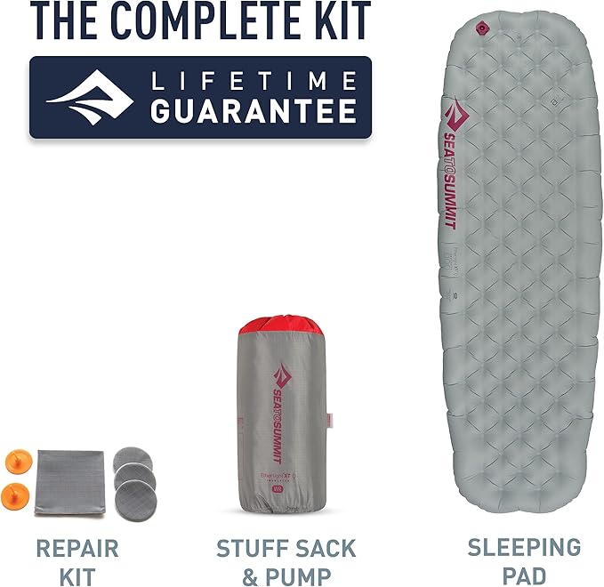 Sea to Summit Ether Light XT Extra-Thick Insulated Sleeping Pad, Women's Regular (66 x 21.5 x 4 inches)