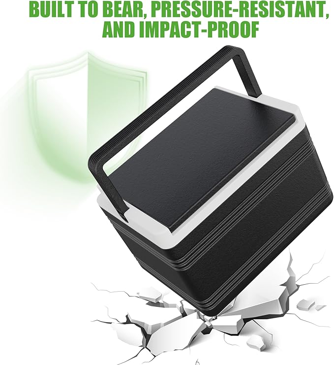 10L0L Golf Cart Ice Cooler Universal Insulated Portable Cooler Lightweight Ice Chest Box with Mounting Bracket Kit for Yamaha,EZGO,Club Car