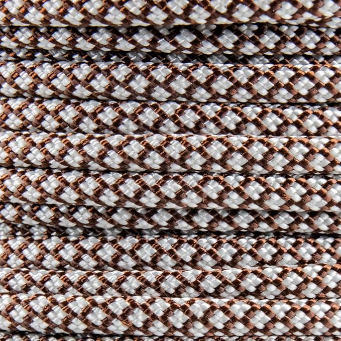 Paracord Planet Holiday Colors 550 Paracord – Great for DIY, Bracelets, and Lanyards – Hot Cocoa (250 Feet)