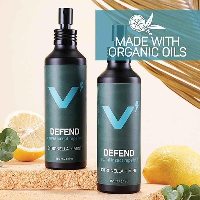 Volt Insect Defender – DEET-Free Plant-Based Outdoor Spray, Aluminum Bottle, Family-Friendly, Natural Essential Oils, 5 Oz (150ml)
