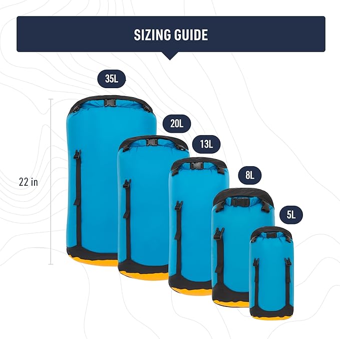 Sea to Summit eVac Compression Dry Bag, Waterproof Compression Sack