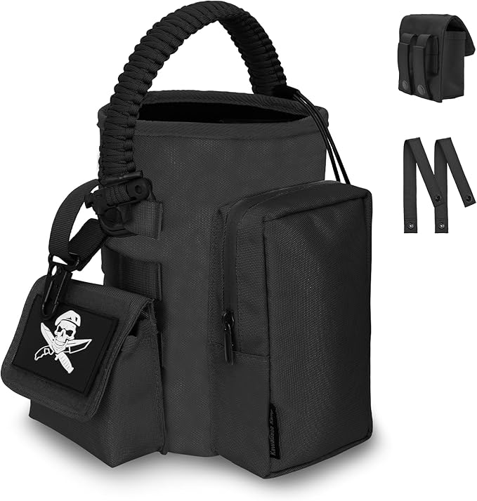 Water Bottle Holder Bag with Molle Strap - Water Bottle Carrier Pouch for Walking, Gym, Camping, Fishing, Hunting 32oz, 64oz, 128oz One Gallon Tactical Carrier Holder