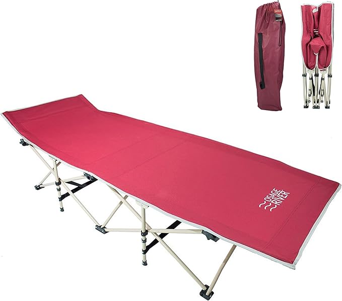 OSAGE RIVER Camping Cot for Adults - Folding Camping Cot - Portable Cots for Sleeping - Rated for 300 lbs