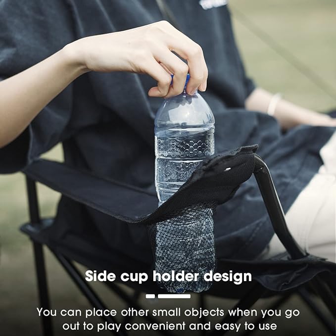 Damei century 4PCS Folding Camping Chairs-Lightweight, Installation-Free, Portable Chair for Beach, Lawn, Outdoor Sports