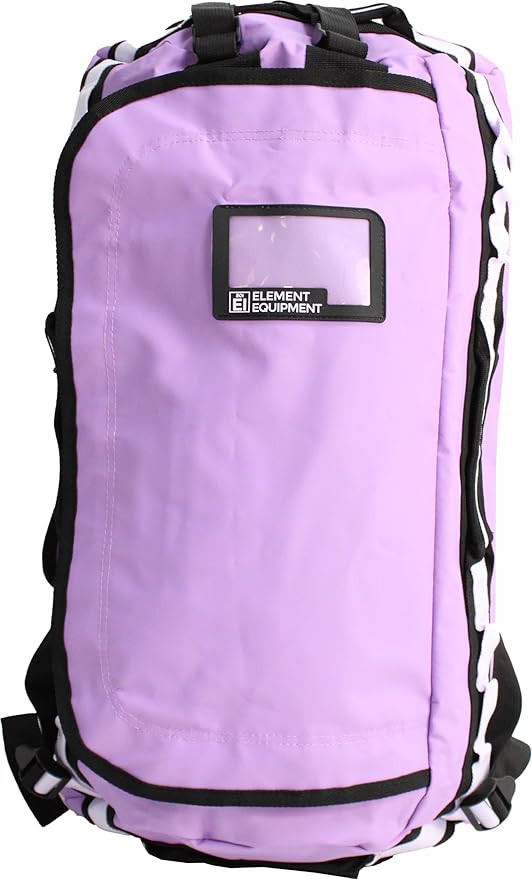 Element Equipment Trailhead Duffel Bag Shoulder Straps Waterproof Violet/Lavendar Large