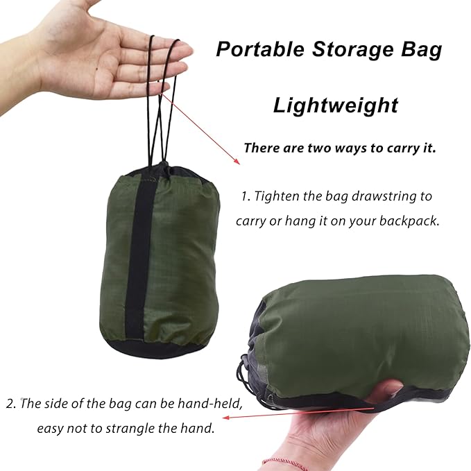 Mosquito Net Tent,7.2x3.9x3.28 FT Outdoor Mosquito Net for Camping and Hiking with Tent pegs,Bug Net,Bed Net,Mosquito Tent,Bed Tent,Bug Netting for Bed without Sleeping Mat(Green)