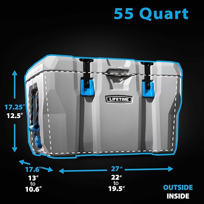 Lifetime Hard Cooler, High Performance Ice Chest