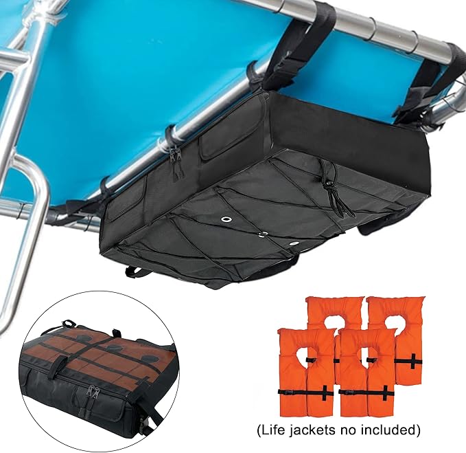 MYDAYS T-Top Storage Bag, Boat Life Jacket Storage Bag for 4 to 6 Type II Life Jackets