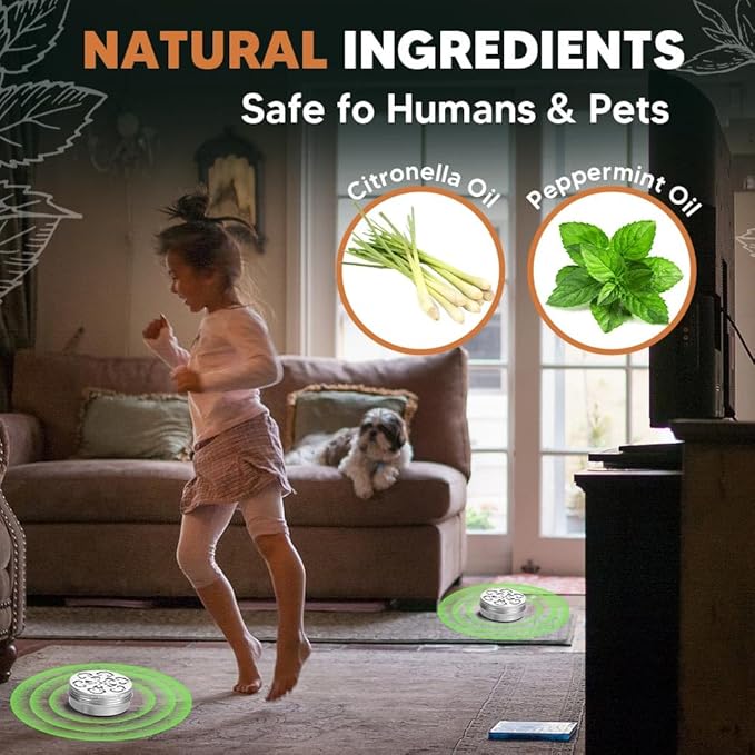 Mosquito Repellent Outdoor Patio Cream, Mosquito Repellant Indoors, Mosquito Control for Room, Mosquito Repellents for Yard, Camping Mosquito Deterrent, Keep Mosquito Away for Travel-2P