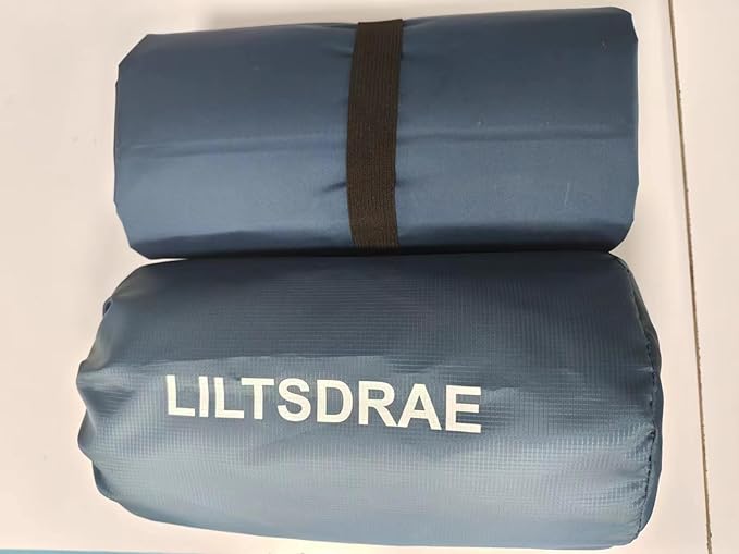 Camping Sleeping Pads,Extra Thick 5 Inch Inflatable Sleeping Mat with Pillow Built-in Pump,Oversized Mattress Super Portable Backpacking Sleeping Pad (Green, Single)